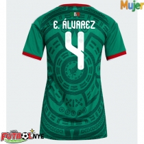 Camiseta México Edson Alvarez #4 Primera Equipación para mujer Mundial 2026 manga corta
